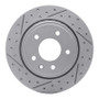 R1 95-06 Jaguar Xjr Rear Right Drilled & Slotted Geo-Carbon Rotor