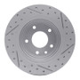 R1 95-06 Jaguar Xjr Rear Right Drilled & Slotted Geo-Carbon Rotor
