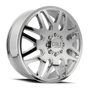 Cali Off-Road 9115D Invader Dually 24x8.25 / 8x165.1 BP / -232mm Offset / 121.3mm Hub Chrome Wheel