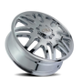 Cali Off-Road 9115D Invader Dually 24x8.25 / 8x165.1 BP / -232mm Offset / 121.3mm Hub Chrome Wheel
