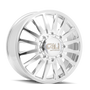 Cali Off-Road 9110D Summit Dually 22x8.25 / 8x210 BP / -192mm Offset / 154.2mm Hub Polished Wheel