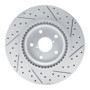 R1 20-25 Subaru WRX Front Left Drilled & Slotted Geo-Carbon Rotor
