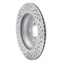 R1 19-23 Subaru Crosstrek Rear Right Drilled & Slotted Geo-Carbon Rotor