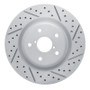 R1 19-24 Subaru Forester Front Right Drilled & Slotted Geo-Carbon Rotor
