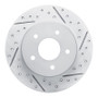 R1 19-26 Nissan Sentra Rear Right Drilled & Slotted Geo-Carbon Rotor