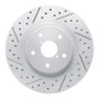 R1 19-24 Subaru Forester Front Left Drilled & Slotted Geo-Carbon Rotor