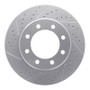 R1 71-91 Chevrolet V20 & V2500 Suburban Front Left Drilled & Slotted Geo-Carbon Rotor