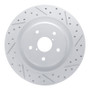 R1 19-25 Subaru Ascent Rear Right Drilled & Slotted Geo-Carbon Rotor