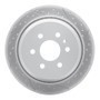 R1 15-20 Chevrolet Colorado Rear Right Drilled & Slotted Geo-Carbon Rotor