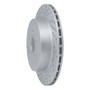 R1 17-25 Subaru Brz Rear Left Drilled & Slotted Geo-Carbon Rotor
