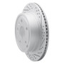 R1 10-17 Chevrolet Equinox Rear Right Drilled & Slotted Geo-Carbon Rotor