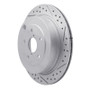 R1 06-14 Subaru Tribeca Rear Right Drilled & Slotted Geo-Carbon Rotor