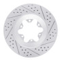 R1 09-12 Chevrolet Colorado Front Right Drilled & Slotted Geo-Carbon Rotor