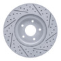 R1 13-25 Infiniti Jx35 Front Left Drilled & Slotted Geo-Carbon Rotor
