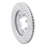 R1 09-12 Chevrolet Colorado Front Left Drilled & Slotted Geo-Carbon Rotor