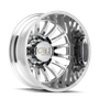Cali Off-Road 9110D Summit Dually 20x8.25 / 8x210 BP / -192mm Offset / 154.2mm Hub Polished Wheel