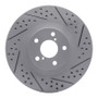 R1 01-08 Saab 9-2X Front Right Drilled & Slotted Geo-Carbon Rotor