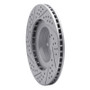 R1 01-08 Saab 9-2X Front Right Drilled & Slotted Geo-Carbon Rotor