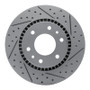 R1 06-09 Buick Rainier Front Right Drilled & Slotted Geo-Carbon Rotor