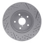 R1 15-25 Subaru WRX Rear Left Drilled & Slotted Geo-Carbon Rotor
