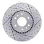 R1 02-09 Buick Rainier Front Right Drilled & Slotted Geo-Carbon Rotor