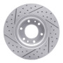 R1 02-09 Buick Rainier Front Right Drilled & Slotted Geo-Carbon Rotor