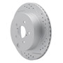 R1 14-18 Subaru Forester Rear Right Drilled & Slotted Geo-Carbon Rotor