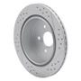 R1 14-18 Subaru Forester Rear Left Drilled & Slotted Geo-Carbon Rotor