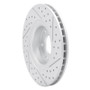 R1 02-09 Buick Rainier Front Left Drilled & Slotted Geo-Carbon Rotor