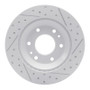 R1 02-05 Buick Rainier Front Left Drilled & Slotted Geo-Carbon Rotor