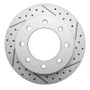 R1 99-20 Chevrolet Silverado 1500 Hd Rear Right Drilled & Slotted Geo-Carbon Rotor