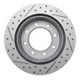 R1 99-20 Chevrolet Silverado 1500 Hd Rear Right Drilled & Slotted Geo-Carbon Rotor
