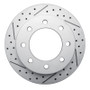 R1 99-20 Chevrolet Silverado 3500 Hd Rear Left Drilled & Slotted Geo-Carbon Rotor