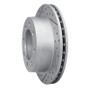 R1 99-20 Chevrolet Silverado 3500 Hd Rear Left Drilled & Slotted Geo-Carbon Rotor