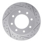 R1 99-25 Chevrolet Silverado 1500 Hd Classic Rear Right Drilled & Slotted Geo-Carbon Rotor