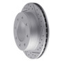R1 99-25 Chevrolet Silverado 1500 Hd Classic Rear Right Drilled & Slotted Geo-Carbon Rotor