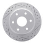 R1 99-07 Chevrolet Silverado 1500 Rear Right Drilled & Slotted Geo-Carbon Rotor