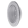 R1 99-07 Chevrolet Silverado 1500 Rear Right Drilled & Slotted Geo-Carbon Rotor