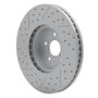 R1 05-18 Subaru Forester Front Right Drilled & Slotted Geo-Carbon Rotor
