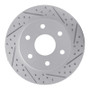 R1 96-04 Infiniti Qx4 Front Right Drilled & Slotted Geo-Carbon Rotor