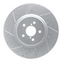 R1 05-18 Subaru Forester Front Left Drilled & Slotted Geo-Carbon Rotor