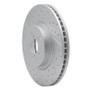 R1 05-18 Subaru Forester Front Left Drilled & Slotted Geo-Carbon Rotor