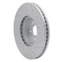 R1 05-18 Subaru Forester Front Left Drilled & Slotted Geo-Carbon Rotor