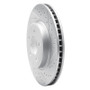 R1 97-05 Chevrolet S10 Rear Right Drilled & Slotted Geo-Carbon Rotor