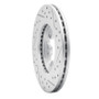 R1 85-97 Nissan D21 Hardbody Pickup Rwd (4 Cyl Excl HD) Front Left Drill & Slot Geoperf Rotor