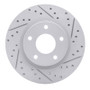 R1 13-19 Nissan Sentra Front Right Drilled & Slotted Geo-Carbon Rotor