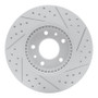 R1 06-13 Ford Fusion Front Left Drilled & Slotted Geo-Carbon Rotor
