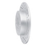 R1 04-06 Nissan Sentra Rear Right Drilled & Slotted Geo-Carbon Rotor