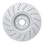 DFC 20-25 BMW X6 Right Front Drilled Hi-Carbon Alloy Geomet Coated Rotor