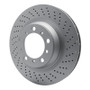 DFC 16-23 Porsche 718 Cayman Right Rear Drilled Hi-Carbon Alloy Geomet Coated Rotor